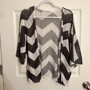 Maurices knitted cover-up/shorter cardigan ￼